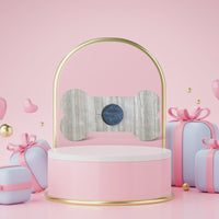 Handmade dog feeder reminder - Bone Shaped - Pink - Unicorn Fart Productions