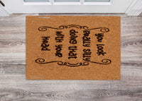 Look silly with your head Doormat - Unicorn Fart Productions