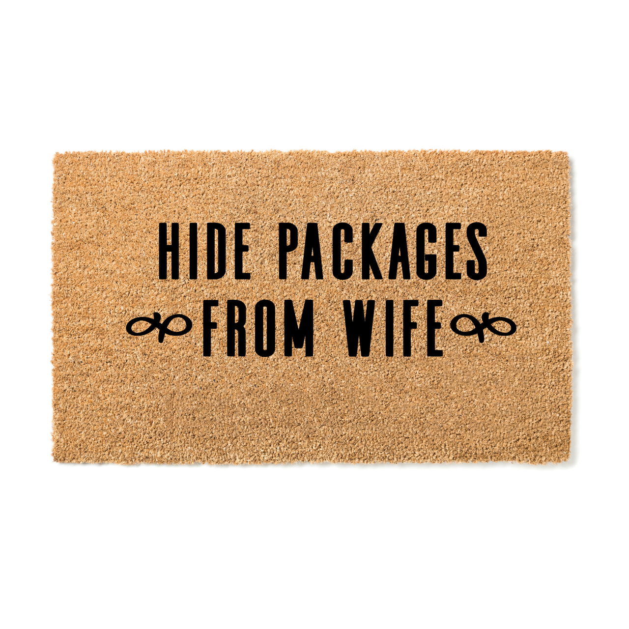 Hide Packages from Wife  Doormat - Unicorn Fart Productions