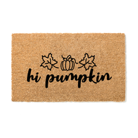 Thumbnail for Hi Pumpkin  Doormat - Unicorn Fart Productions