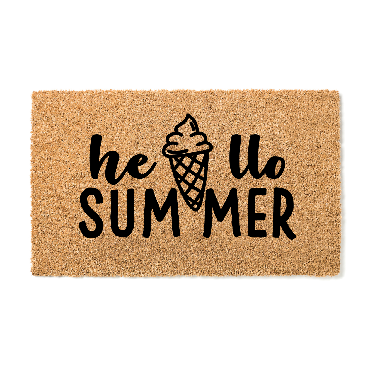 Hello Summer Cone  Doormat - Unicorn Fart Productions