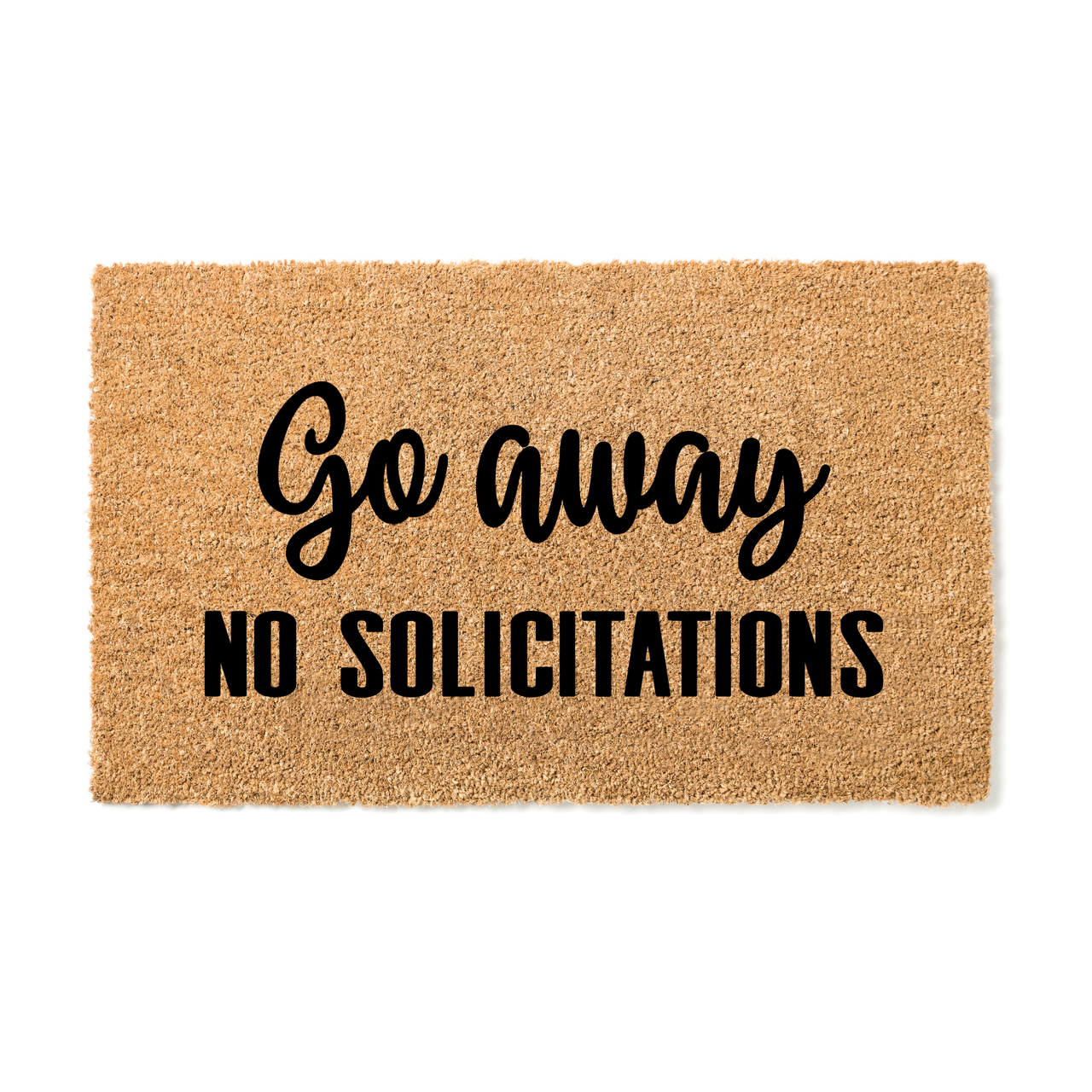 No Solicitations  Doormat - Unicorn Fart Productions