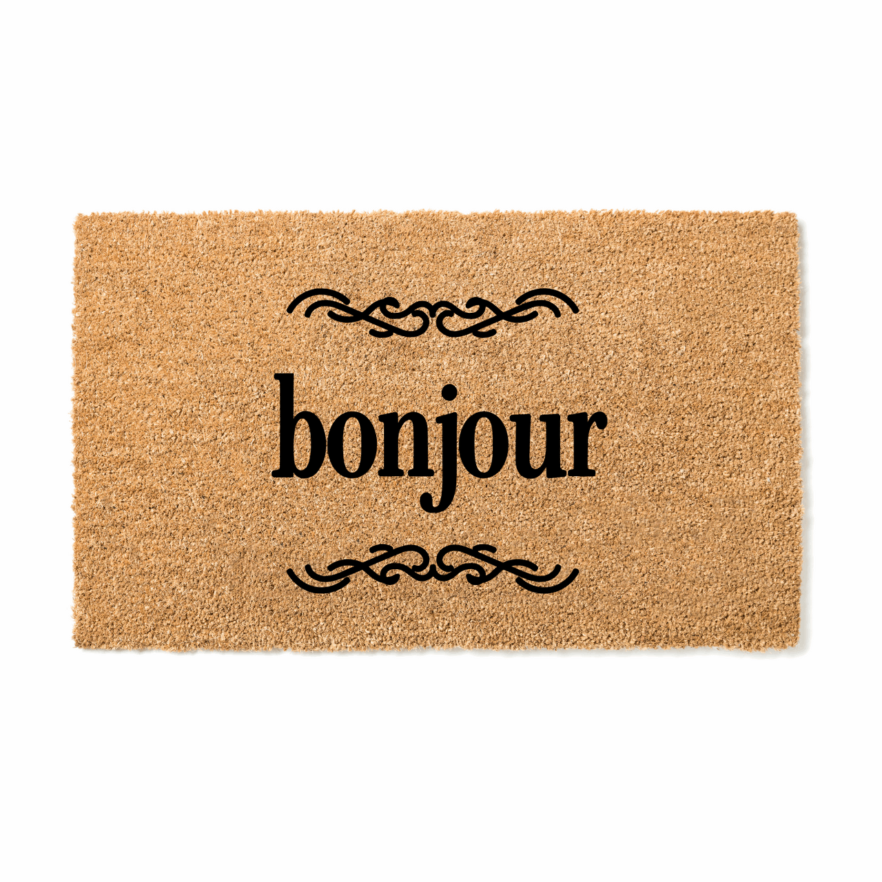 Bonjour Pattern Doormat - Unicorn Fart Productions