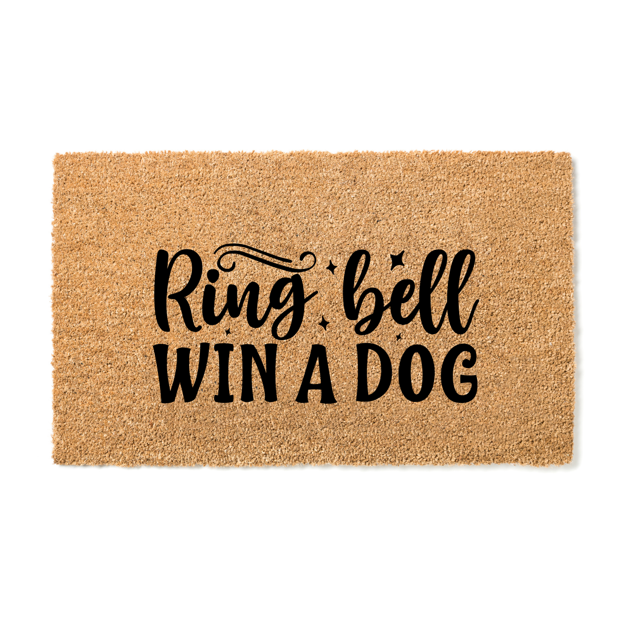 Ring Bell Win a Dog Doormat - Unicorn Fart Productions