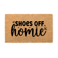 Thumbnail for Shoes Off Homie Doormat - Unicorn Fart Productions