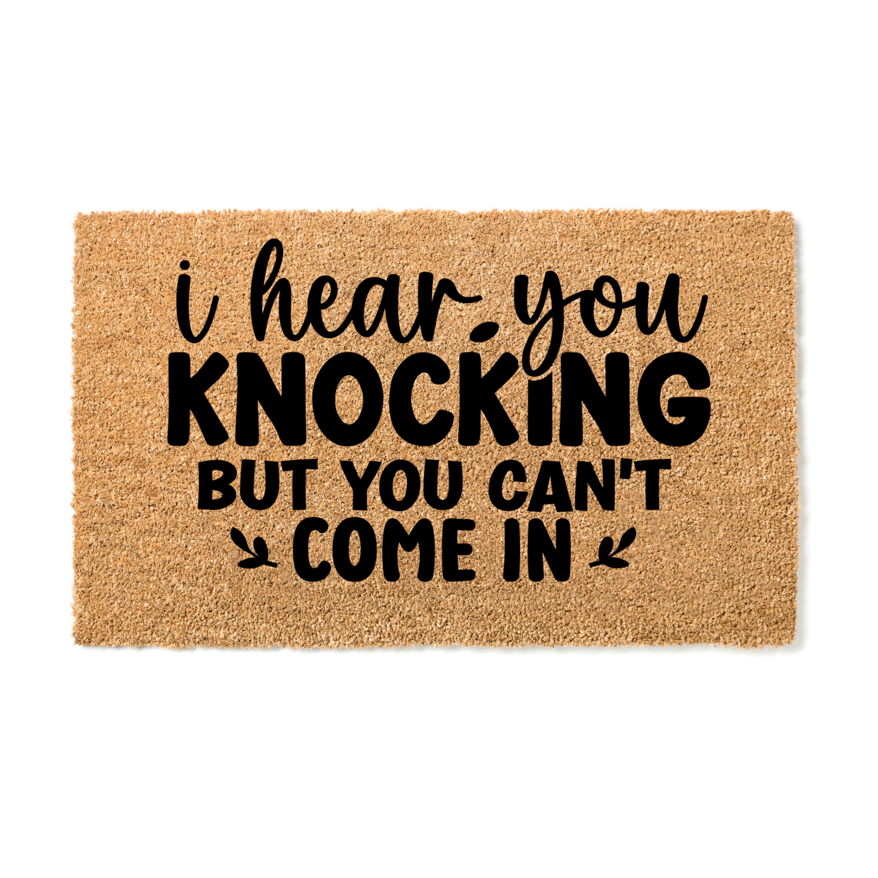 Knocking but cant come in Doormat - Unicorn Fart Productions