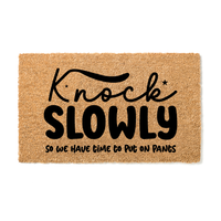 Thumbnail for Knock slowly put on pants Doormat