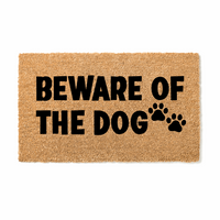 Thumbnail for Beware of the Dog Doormat - Unicorn Fart Productions