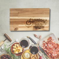 Wooden Board - Charcuterie, Snacks just more pretentious - Unicorn Fart Productions