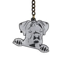 Peeking Dog Keyrings - Unicorn Fart Productions