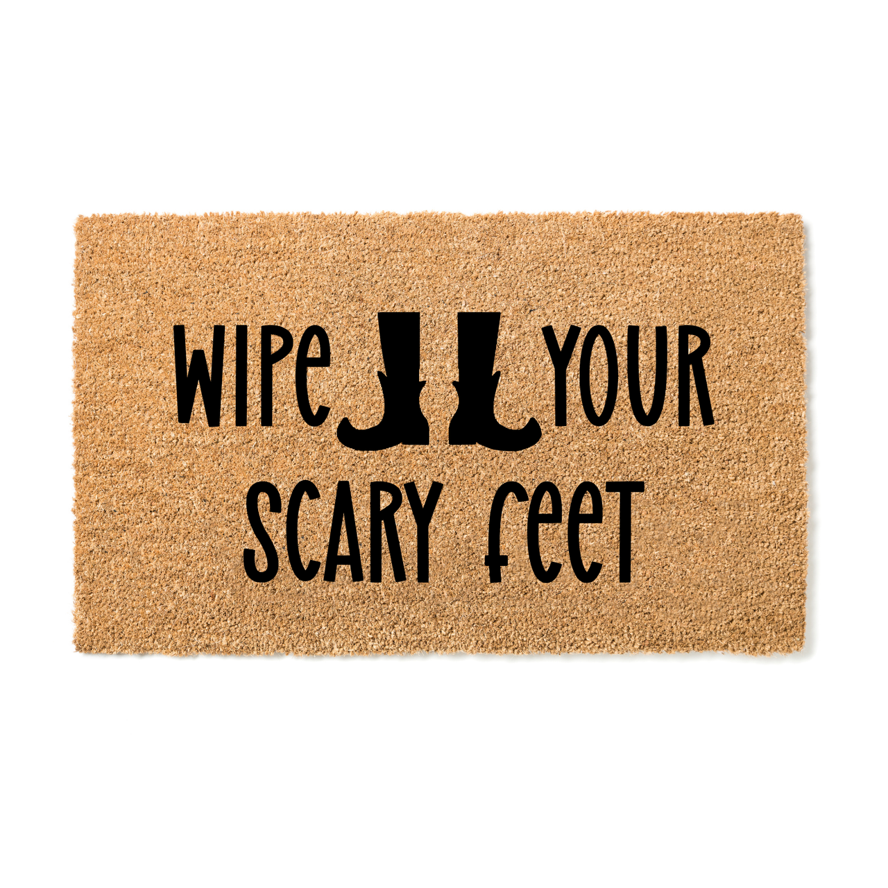 Wipe your scary feet Doormat - Unicorn Fart Productions