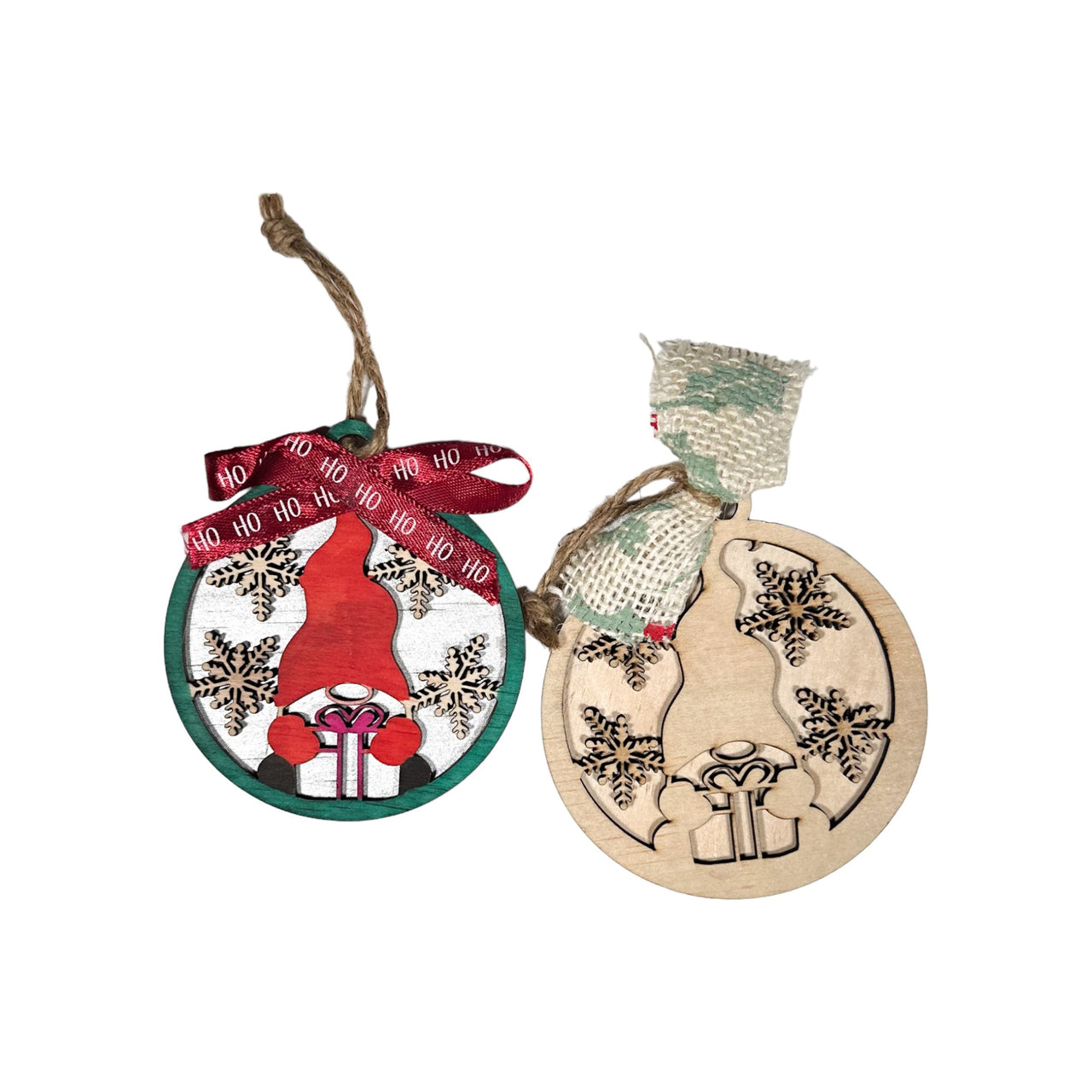 Elf Christmas Decoration with Snowflake