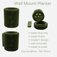 Slotted wall planter