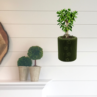 Slotted wall planter
