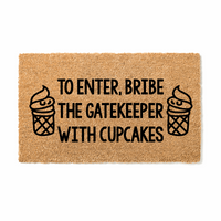 Thumbnail for Bribe the Gatekeeper Cupcakes Doormat