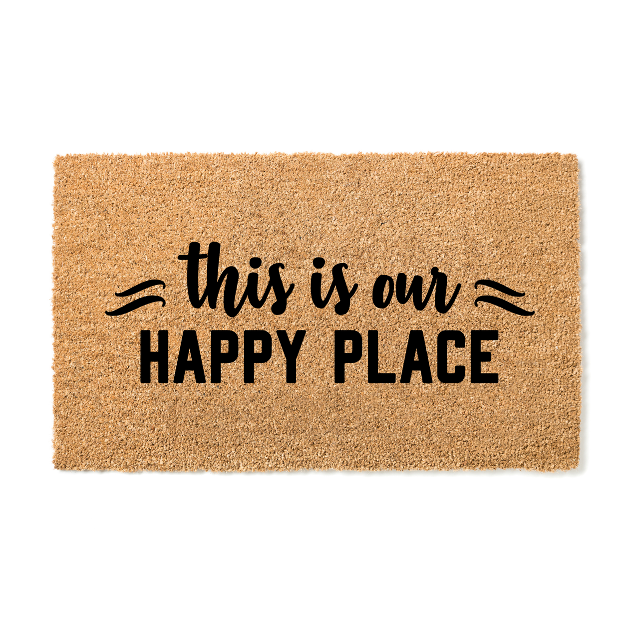 This is our Happy Place  Doormat - Unicorn Fart Productions