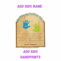 Custom- Message Sign - Fathers Day - Add Child's Name - Unicorn Fart Productions