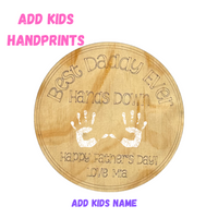 How Little my Hands Were - Message Sign - Fathers Day - Add Child's Name - Unicorn Fart Productions