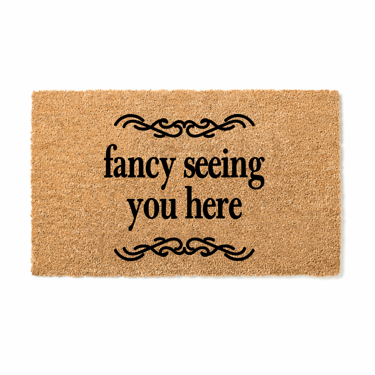 Fancy seeing you here  Doormat - Unicorn Fart Productions