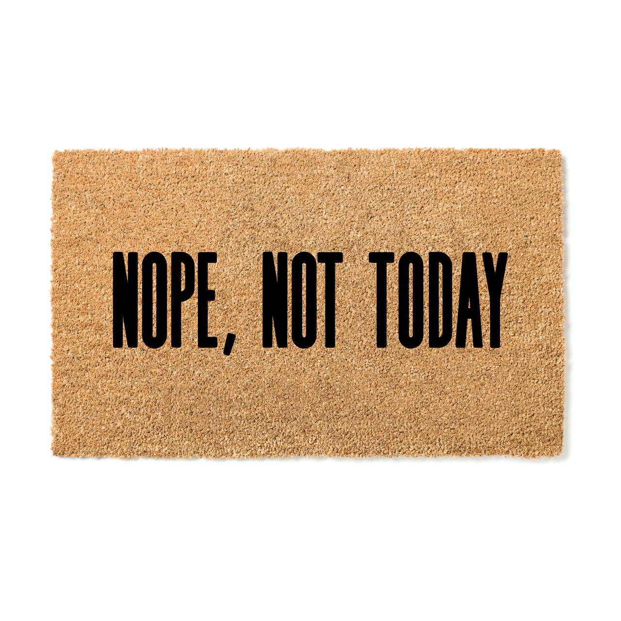 Nope Not Today  Doormat - Unicorn Fart Productions