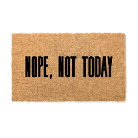 Thumbnail for Nope Not Today  Doormat - Unicorn Fart Productions