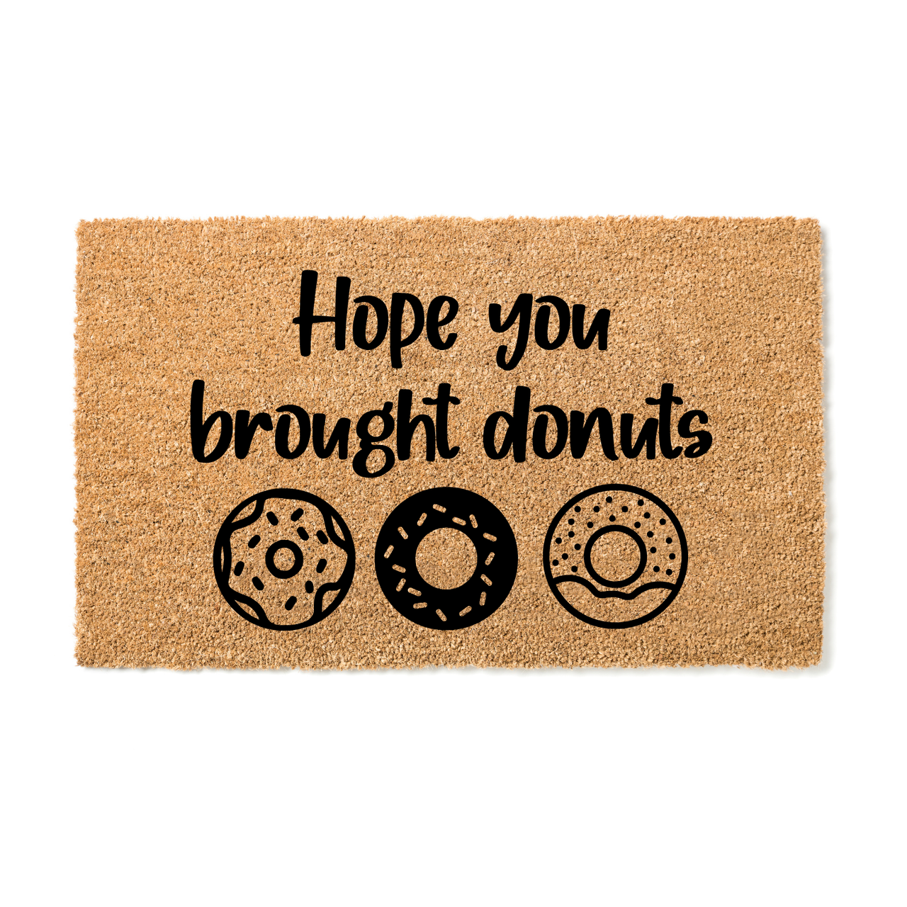 Hope you brought donuts Doormat - Unicorn Fart Productions