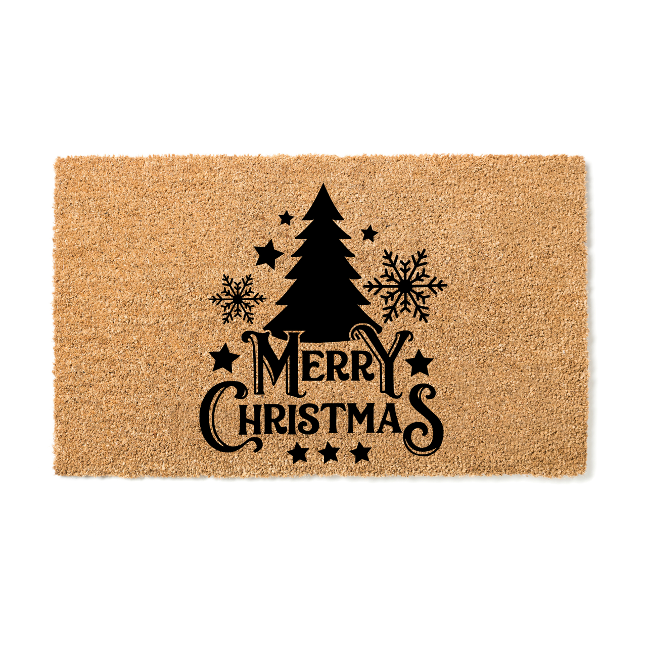 Merry Christmas Tree Doormat - Unicorn Fart Productions