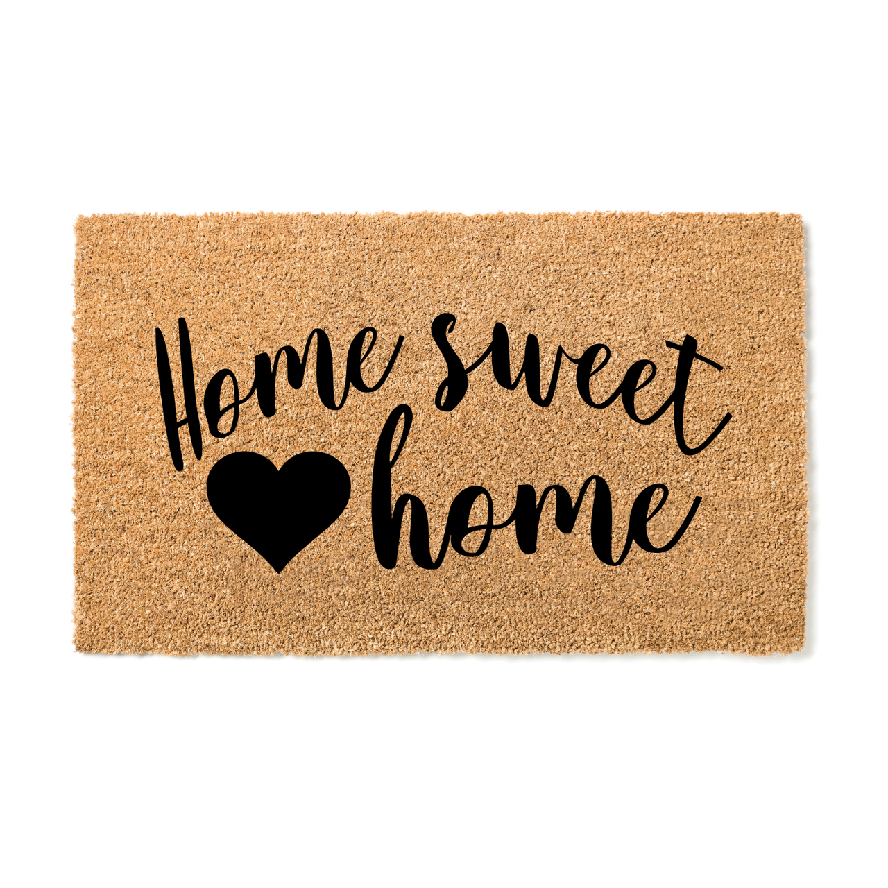 Home Sweet Home with Heart Doormat - Unicorn Fart Productions