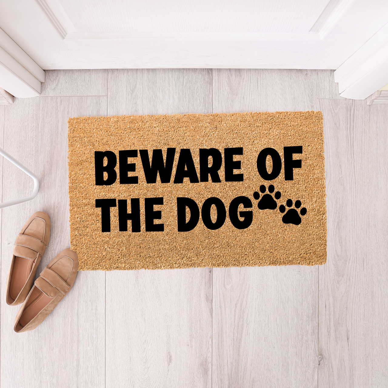 Beware of the Dog Doormat - Unicorn Fart Productions