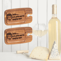 Cheese / Wine Board Pair- Hello is it Brie your looking for.. - Unicorn Fart Productions