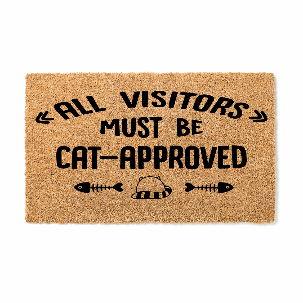 All Visitors Cat Approved Doormat - Unicorn Fart Productions