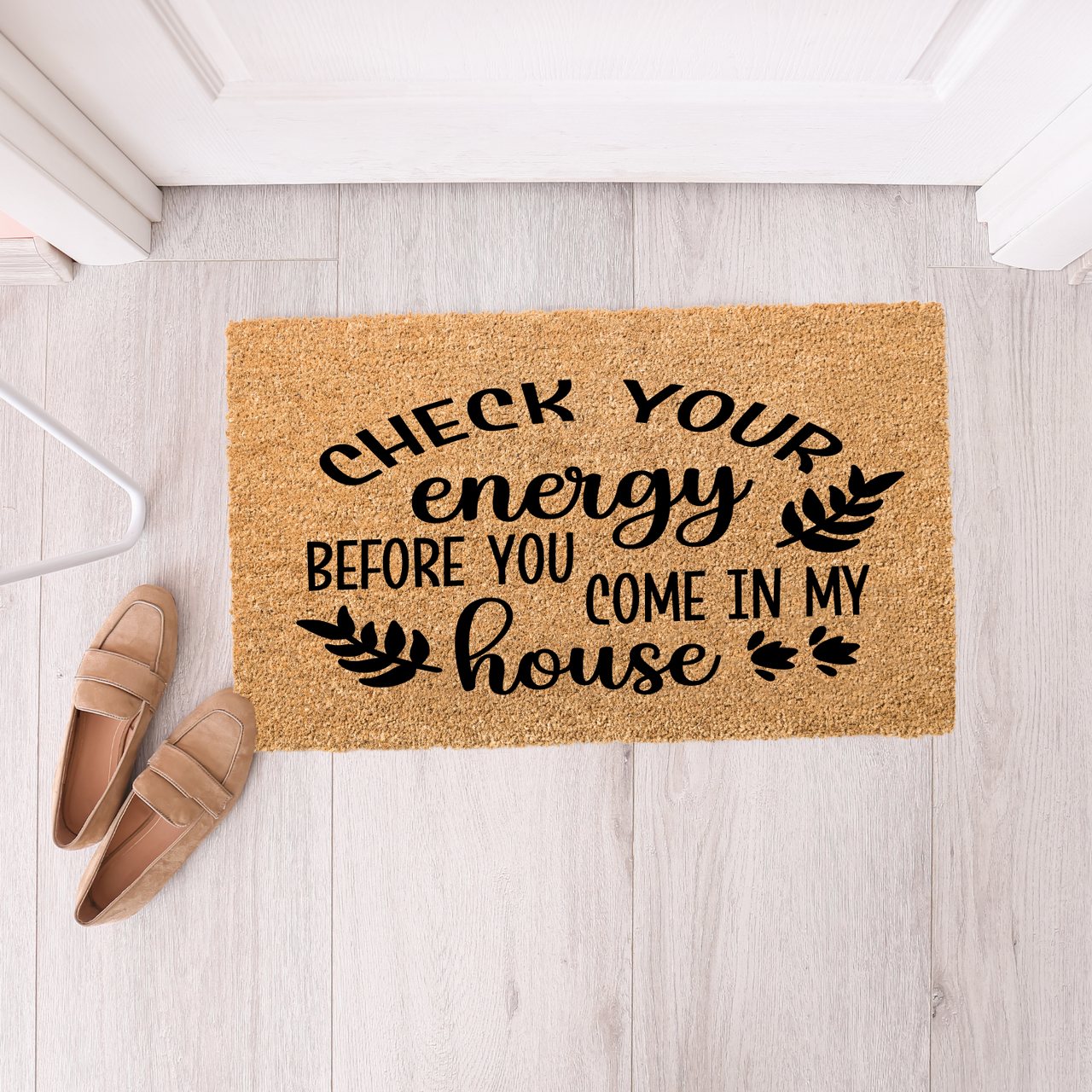 Check your energy Doormat - Unicorn Fart Productions