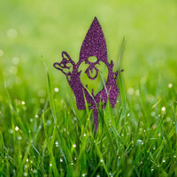 Thumbnail for Handmade plant stakes with a difference -Sparkling Purple Wizard