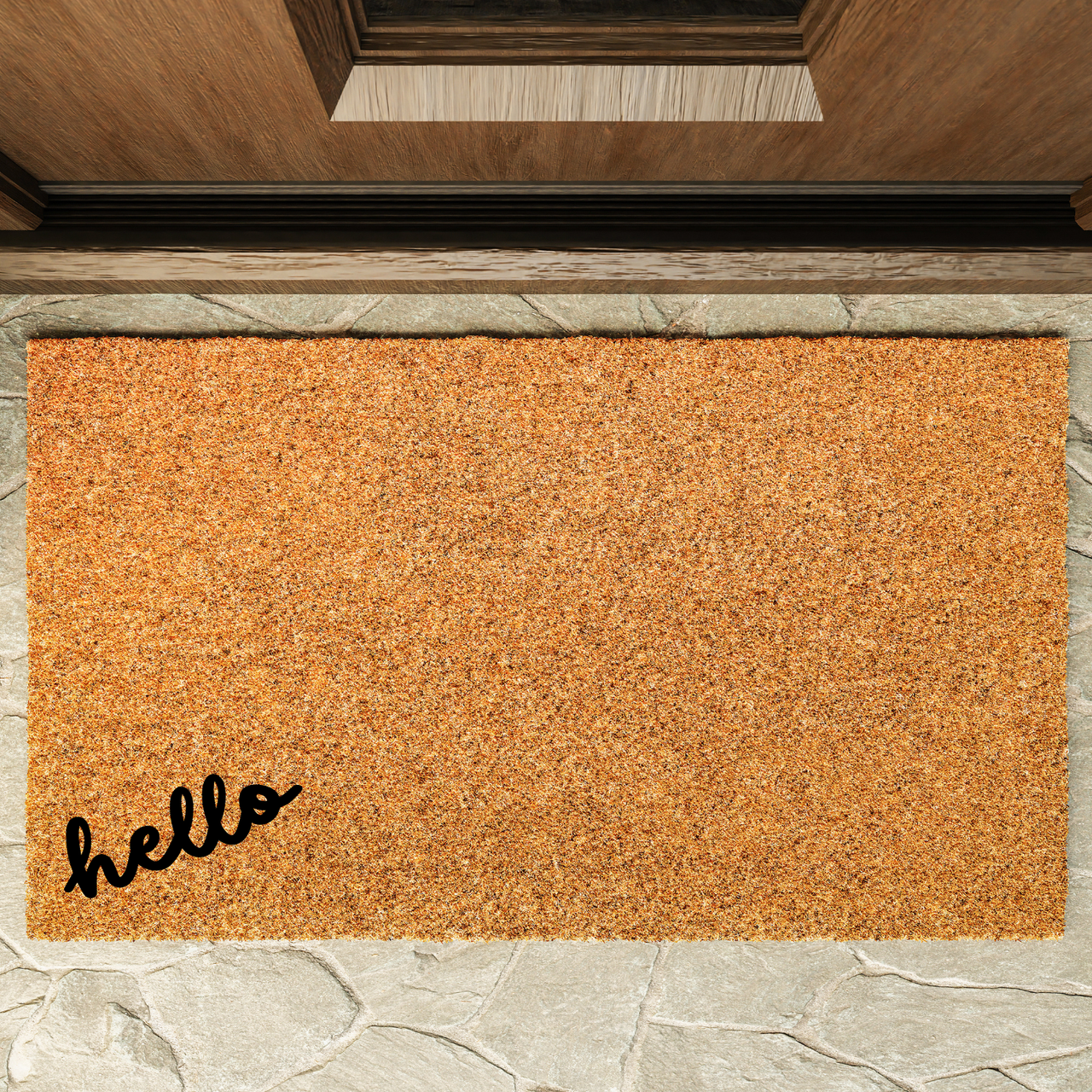 Hello Small  Doormat - Unicorn Fart Productions