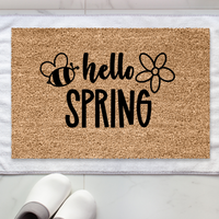 Thumbnail for Hello Spring  Doormat - Unicorn Fart Productions