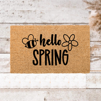 Thumbnail for Hello Spring  Doormat - Unicorn Fart Productions