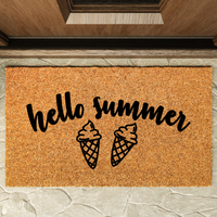 Thumbnail for Hello Summer  Doormat - Unicorn Fart Productions