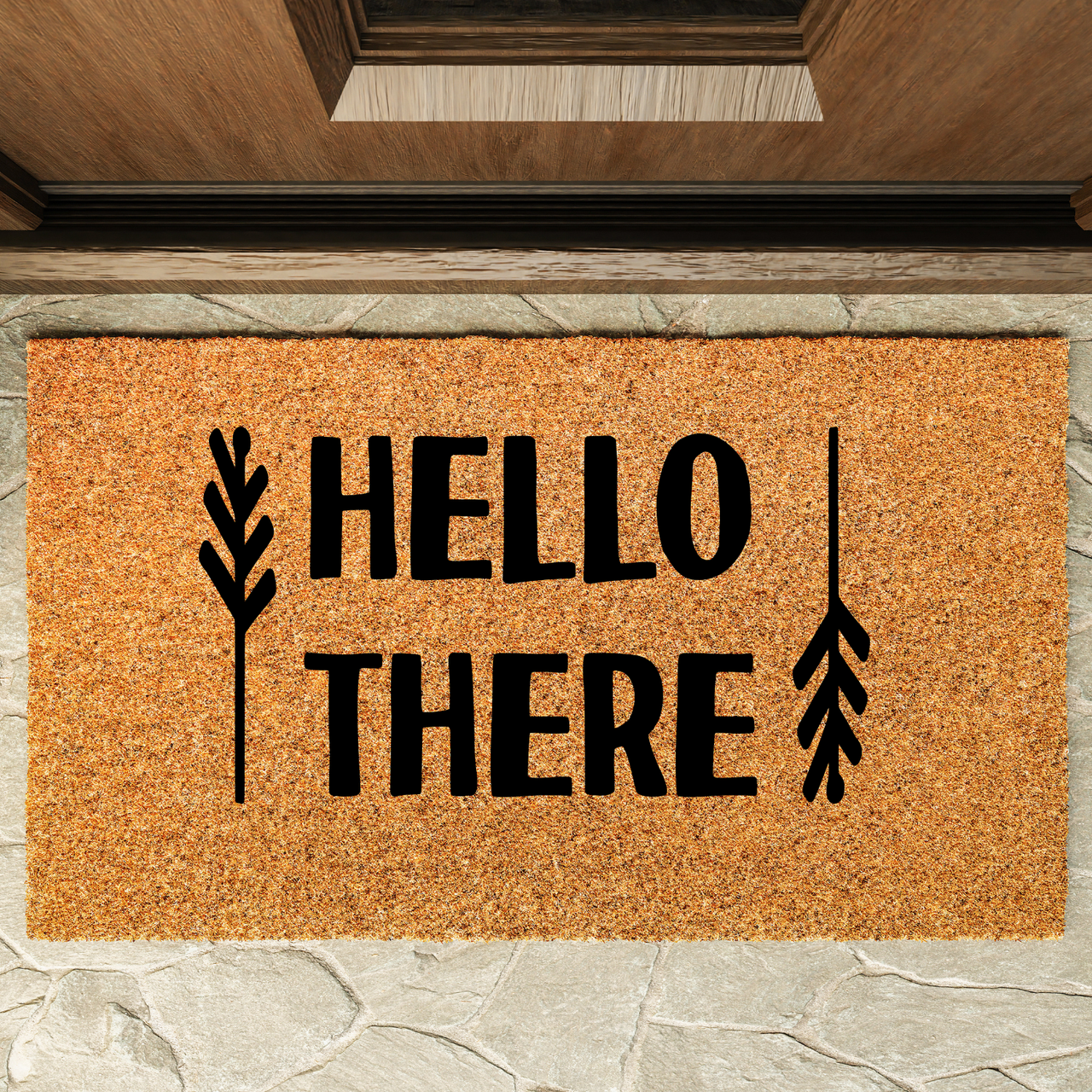 Hello There  Doormat - Unicorn Fart Productions