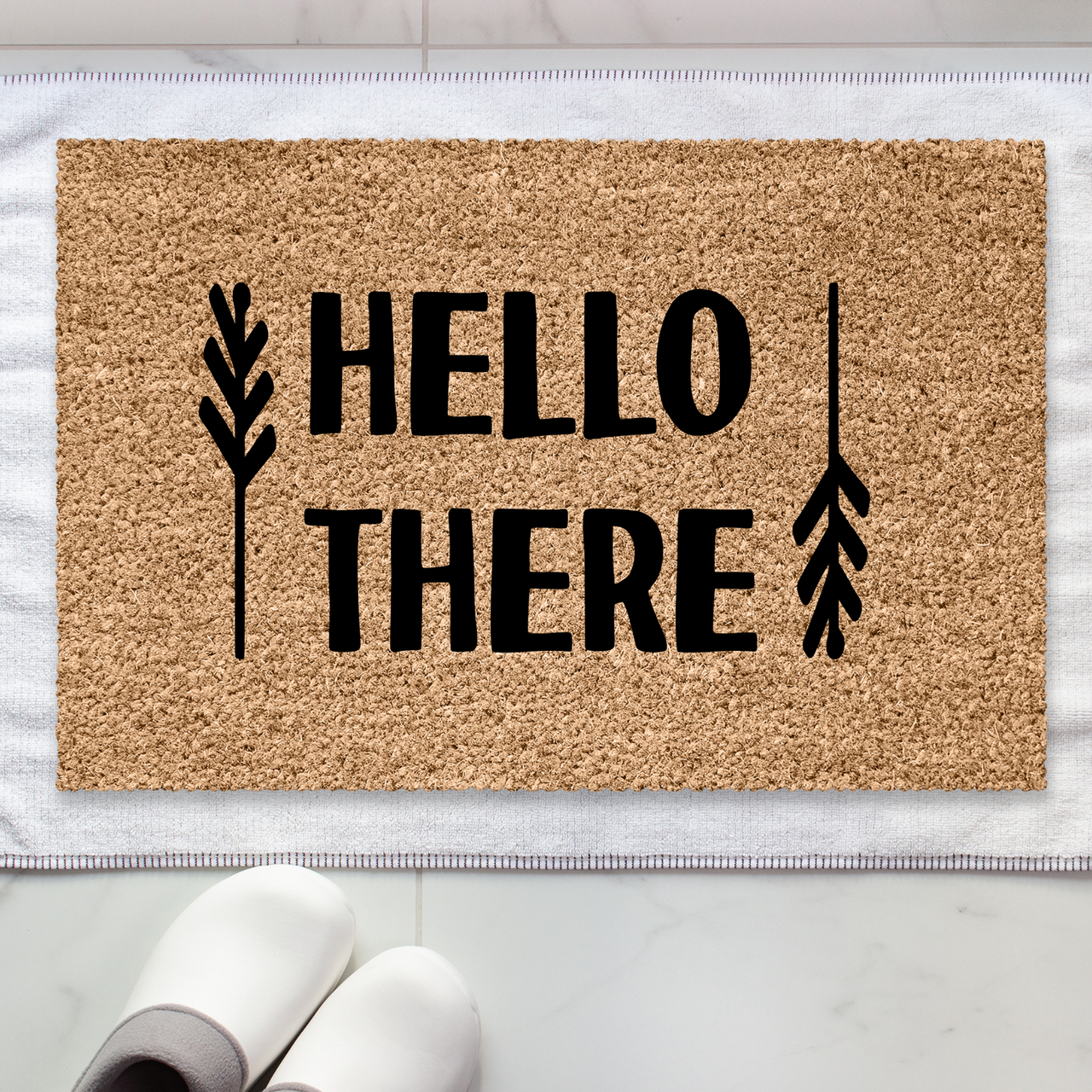 Hello There  Doormat - Unicorn Fart Productions