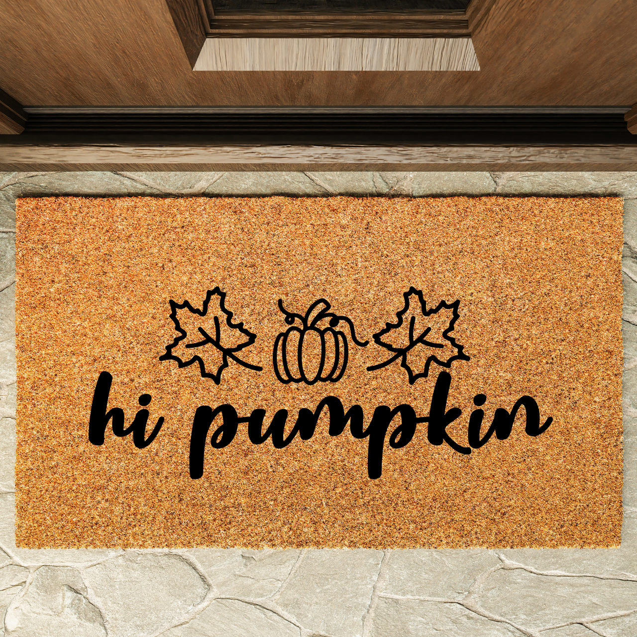 Hi Pumpkin  Doormat - Unicorn Fart Productions