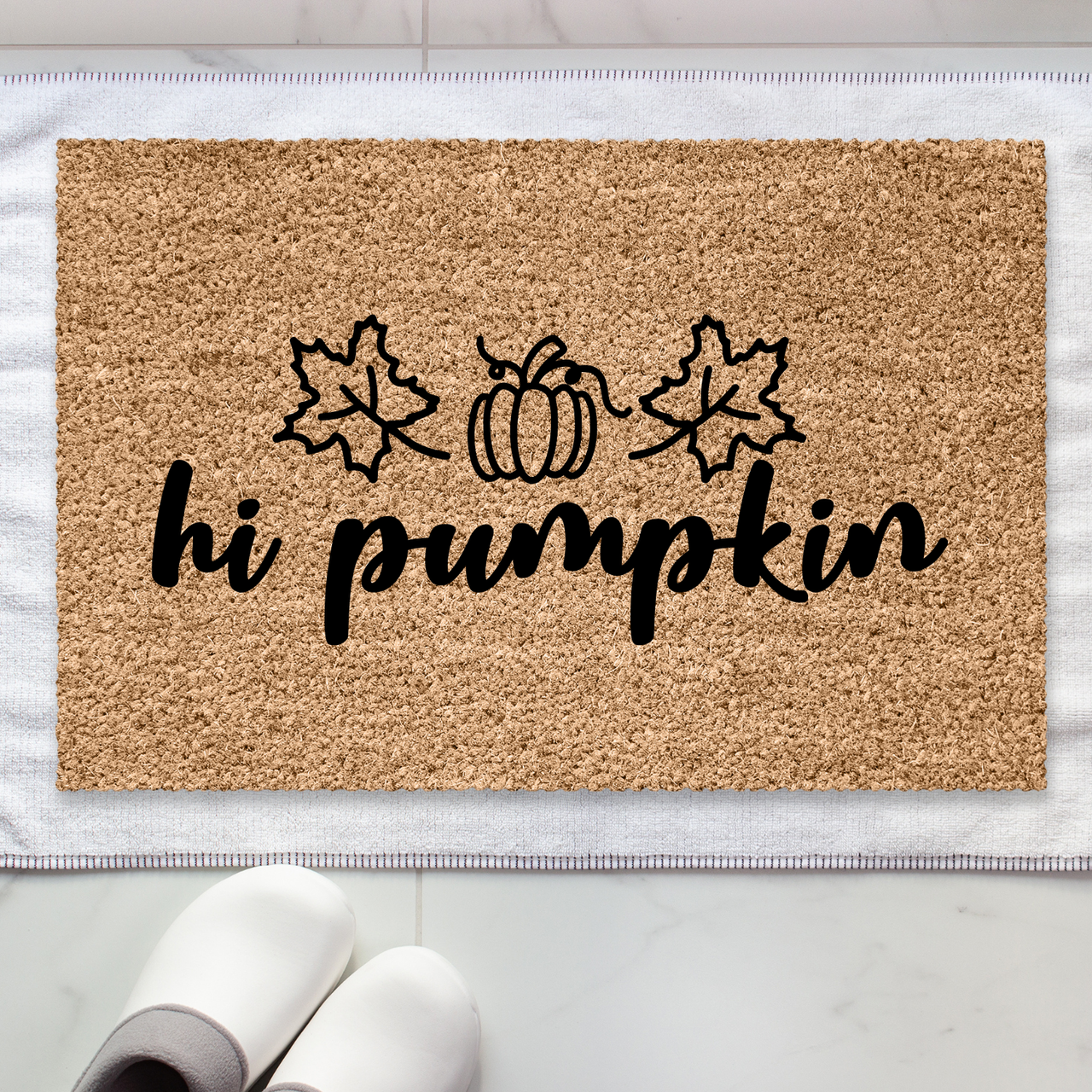 Hi Pumpkin  Doormat - Unicorn Fart Productions