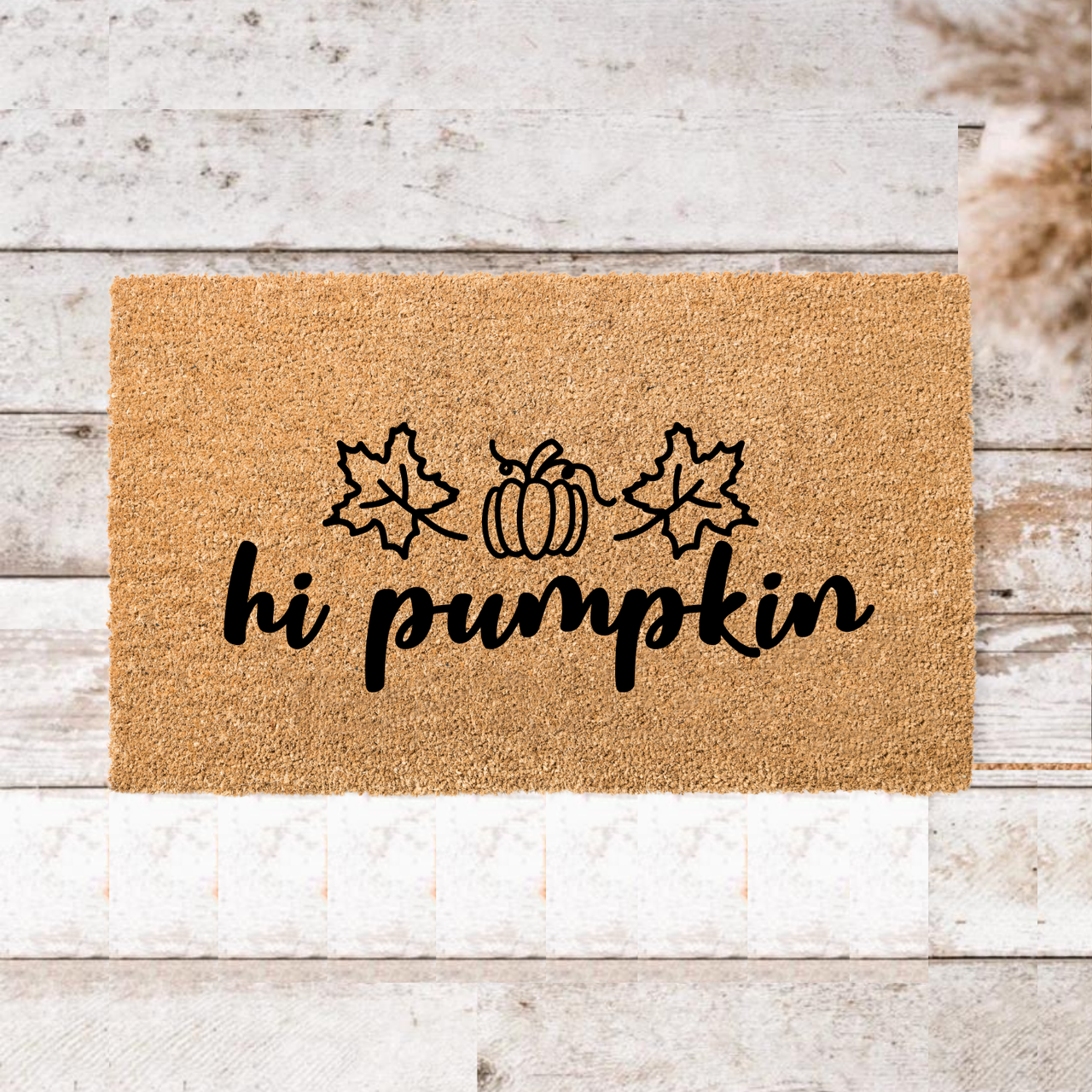 Hi Pumpkin  Doormat - Unicorn Fart Productions