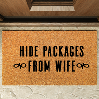 Thumbnail for Hide Packages from Wife  Doormat - Unicorn Fart Productions