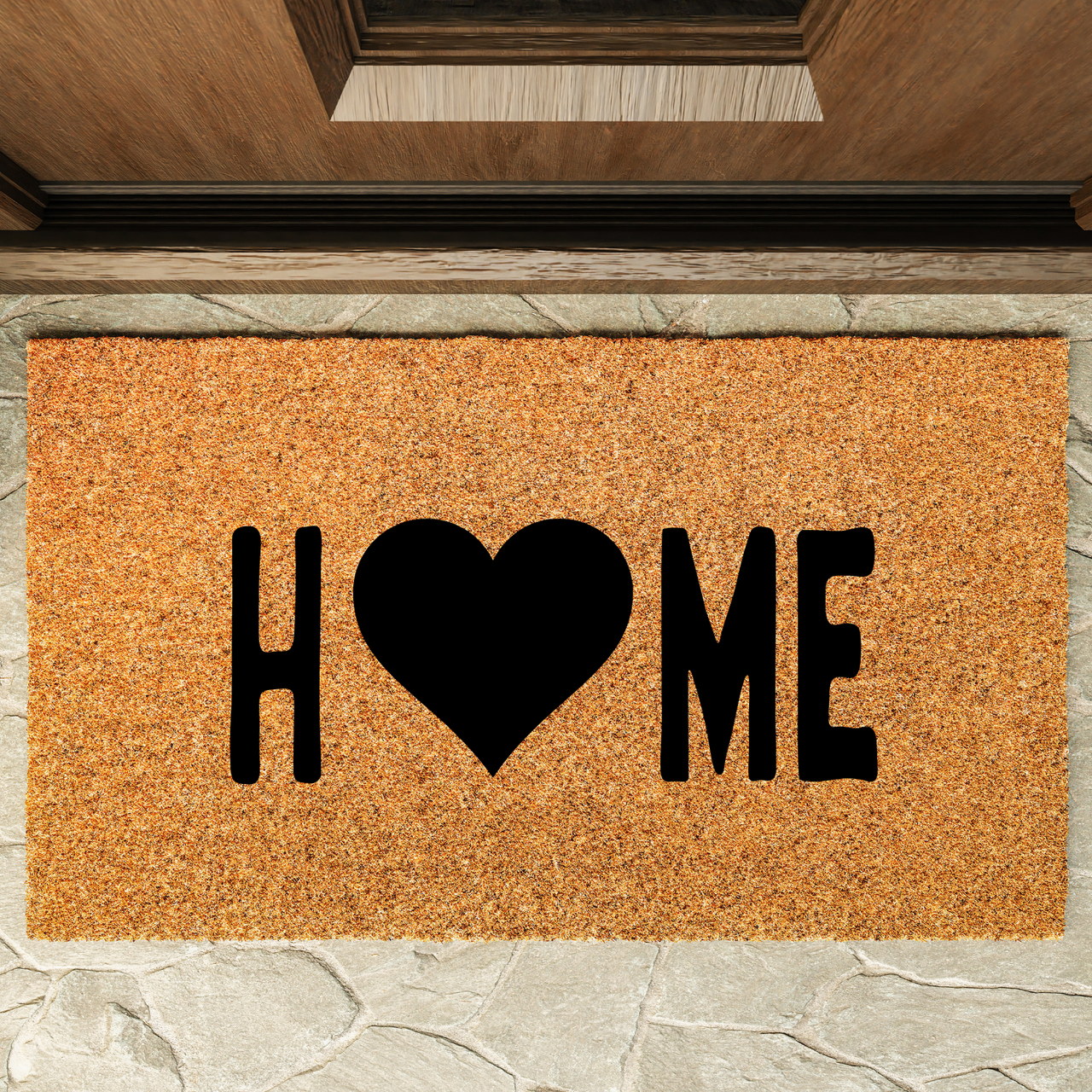 Home Heart  Doormat - Unicorn Fart Productions