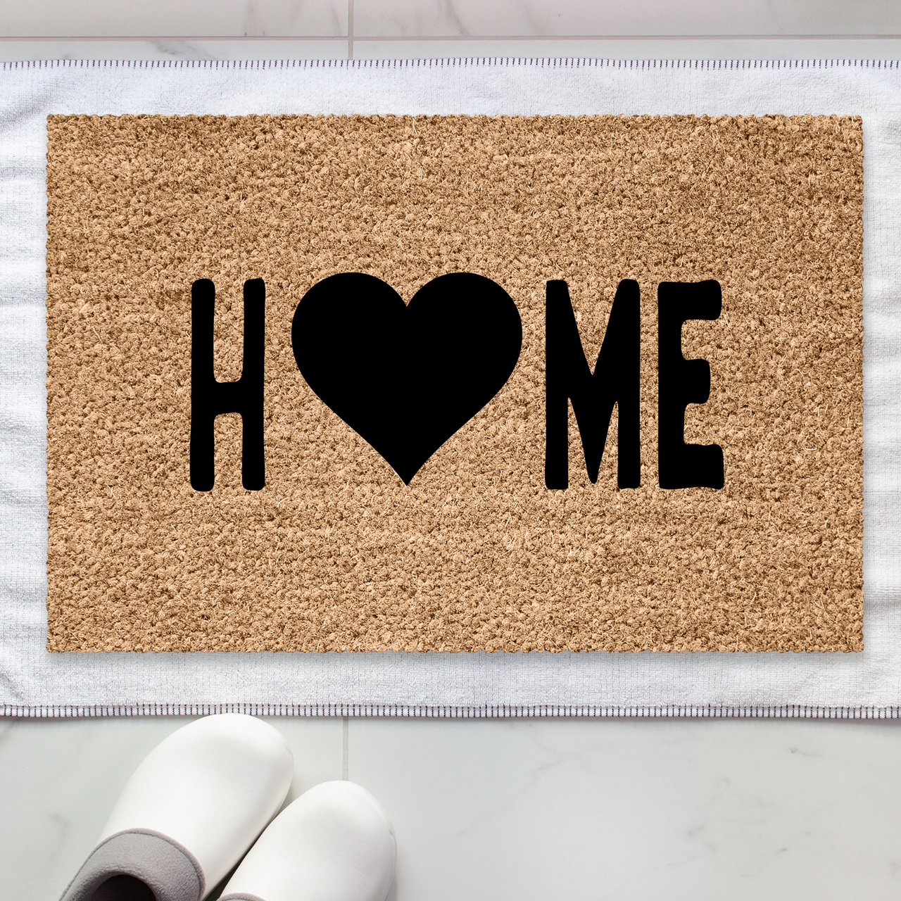 Home Heart  Doormat - Unicorn Fart Productions