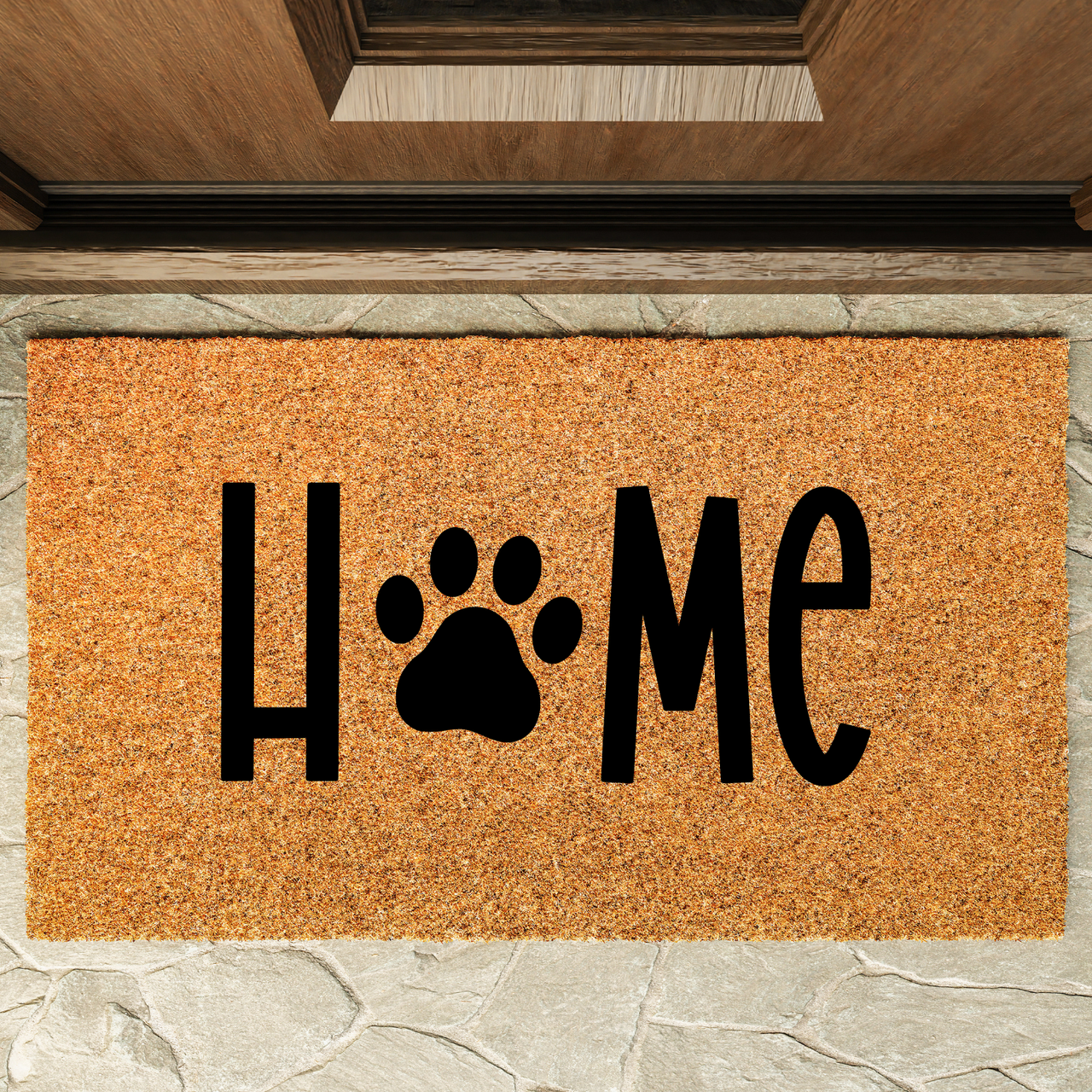 Home Paw Print  Doormat - Unicorn Fart Productions