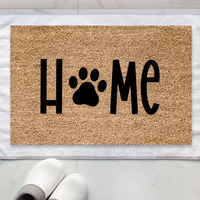 Thumbnail for Home Paw Print  Doormat - Unicorn Fart Productions