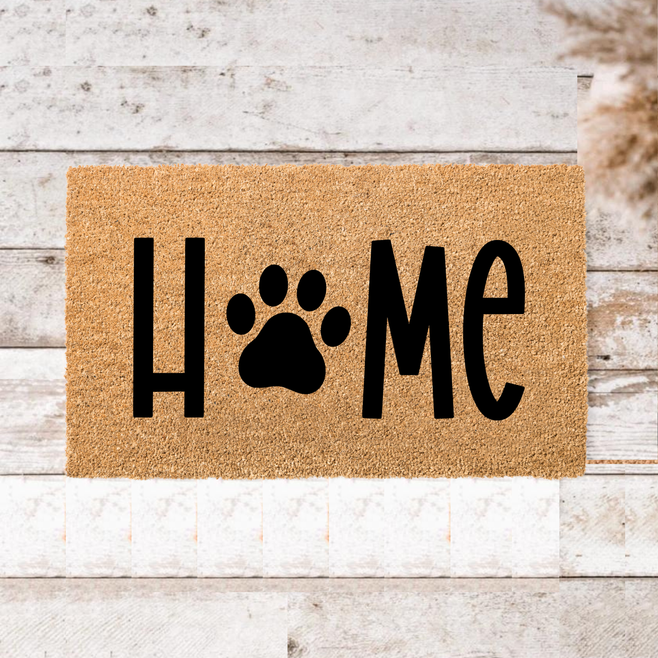 Home Paw Print  Doormat - Unicorn Fart Productions