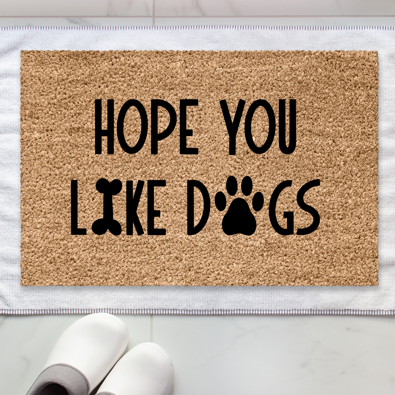 Hope you like dogs Doormat - Unicorn Fart Productions