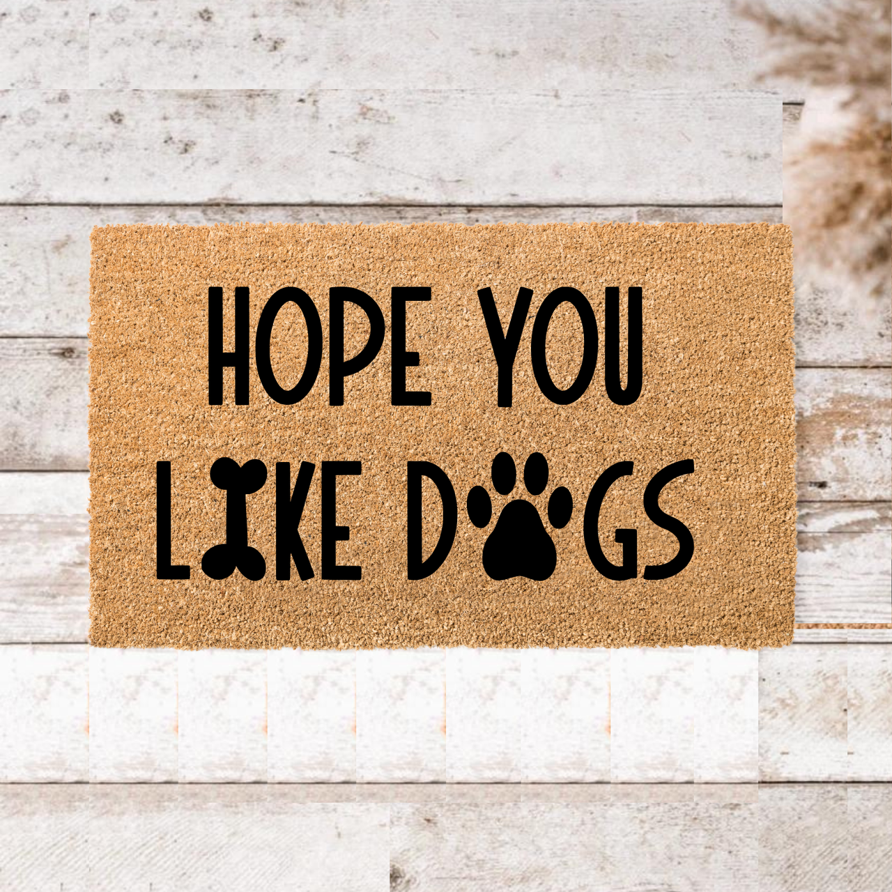 Hope you like dogs Doormat - Unicorn Fart Productions